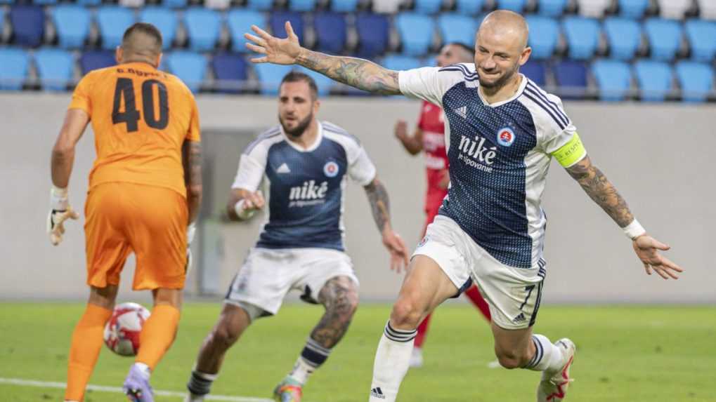 VIDEO: Dve penalty z kopačky Weissa ml. poslali Slovan do druhého predkola Ligy majstrov