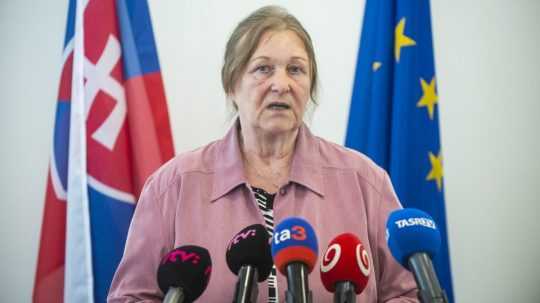 Na snímke ministerka spravodlivosti SR Jana Dubovcová.