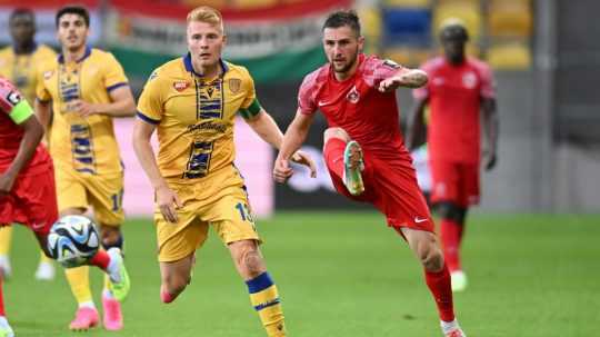 Futbalisti DAC Dunajská Streda triumfovali v úvodnom domácom zápase 1. predkola Európskej konferenčnej ligy nad Dila Gori 2:1.