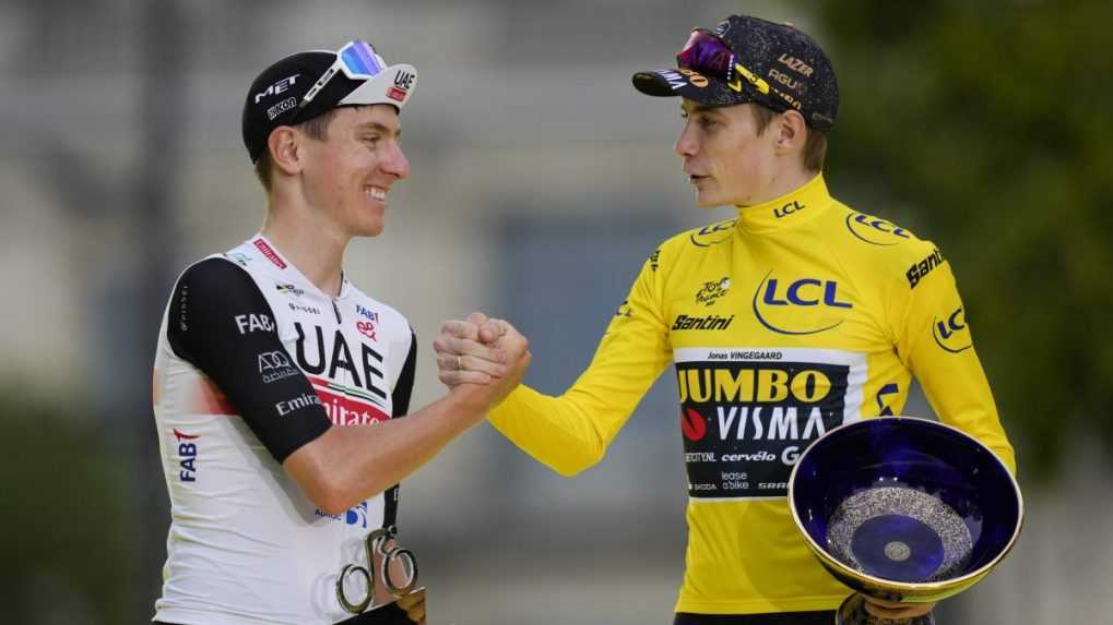 Tadej Pogačar a Jonas Vingegaard