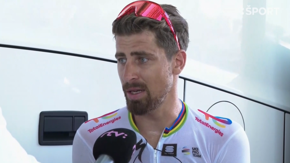 Nemám slov. Neviem, čo čakali, zhodnotil prekvapivé vyvrcholenie 18. etapy Peter Sagan