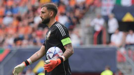 Taliansky brankár Gianluigi Donnarumma.