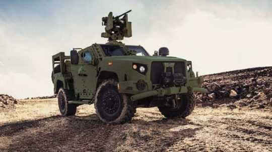 Špeciálne vojenské vozidlo Oshkosh JLTV.