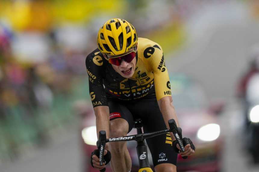 Dánsky cyklista Jonas Vingegaard z tímu Jumbo-Visma.