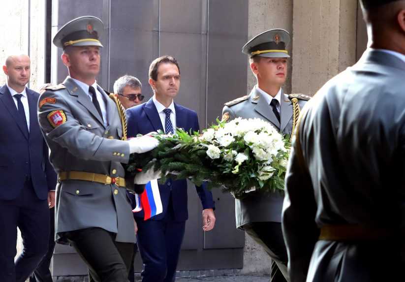 Na pietnom akte 79. výročia SNP bol aj premiér SR Ľudovít Ódor.