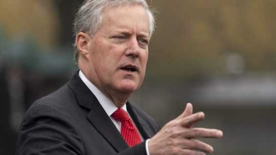 Na archívnej snímke bývalý šéf kancelárie Bieleho domu Mark Meadows.