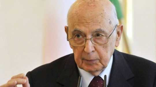 Bývalý taliansky prezident Giorgio Napolitano.