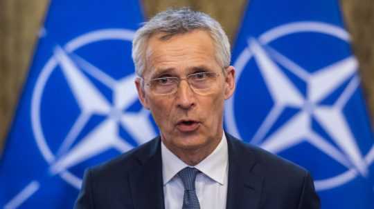 Na snímke generálny tajomník Severoatlantickej aliancie Jens Stoltenberg.