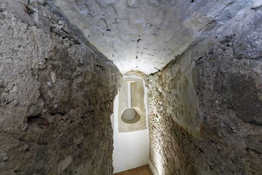 Na snímke interiér Michalskej veže po obnove.