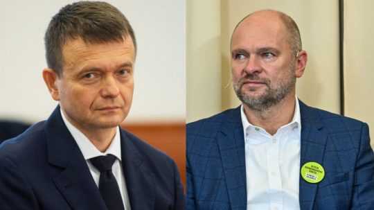 Finančník Jaroslav Haščák (vľavo) a predseda strany SaS Richard Sulík (vpravo).