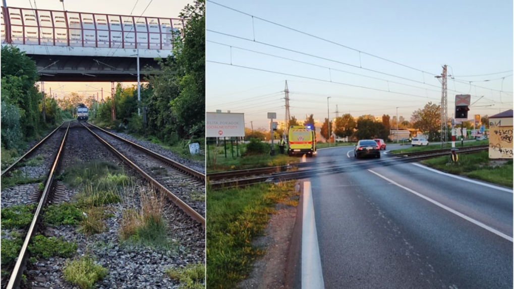 Pri prejazde priecestím vlak zachytil ženu, ktorá stála v blízkosti koľajiska. Utrpela viaceré zranenia