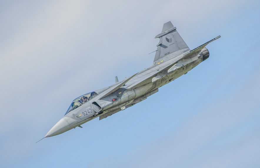 Nadšenci letectva si aj tento rok prišli na svoje. V akcii mohli vidieť švédske gripeny či americké F-16