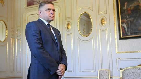 Na snímke predseda strany Smer-SD Robert Fico.