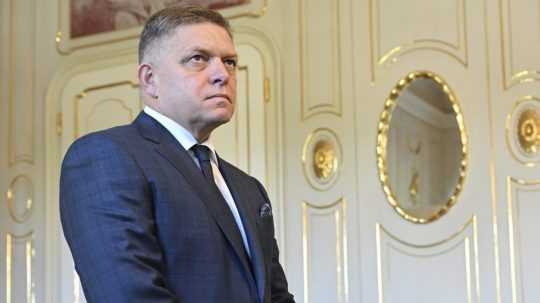 Na snímke predseda strany Smer-SD Robert Fico.