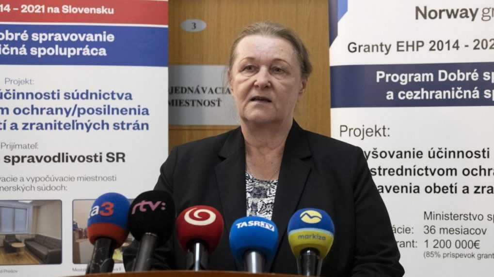 Ministerka spravodlivosti Jana Dubovcová.