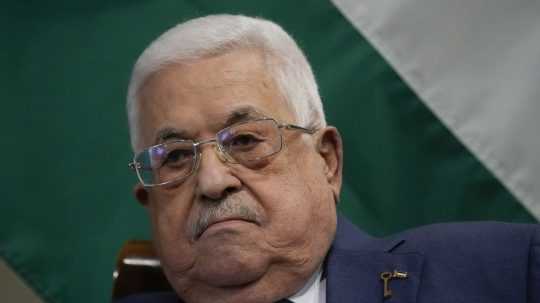 Palestínsky prezident Mahmúd Abbás.