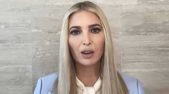 Na videosnímke Ivanka Trumpová