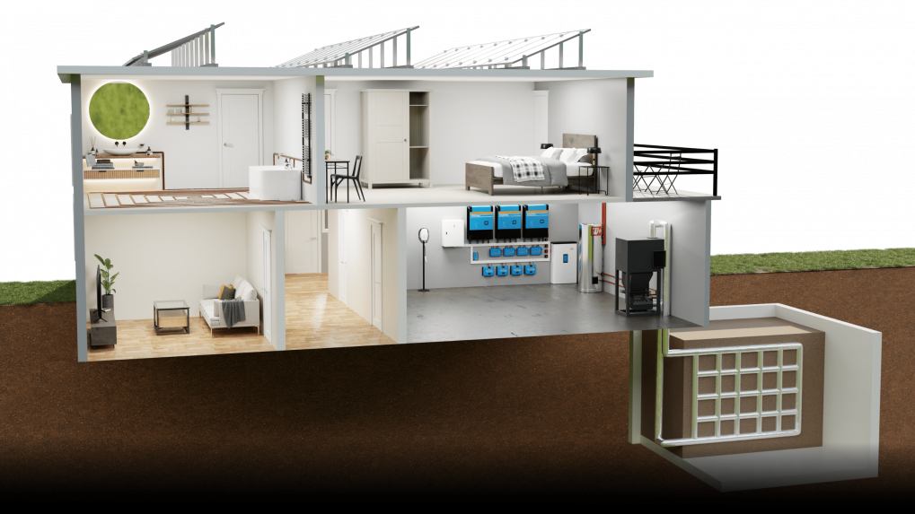 N&aacute;vrh pieskov&eacute;ho syst&eacute;mu pre rodinn&yacute; dom.