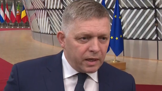 Premiér Robert Fico na samite v Bruseli.