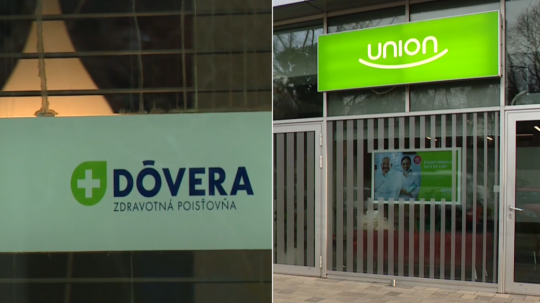 Ilustračná snímka loga súkromnej zdravotnej poisťovne Dôvera a Union.