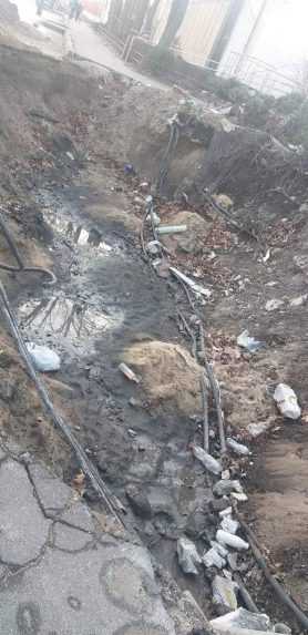 Ulice Mykolajiva po ruskom útoku.