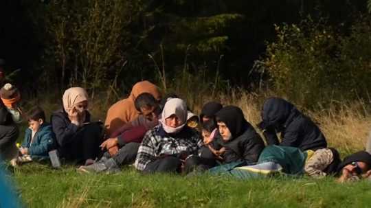 Migranti na slovensko-poľskej hranici.