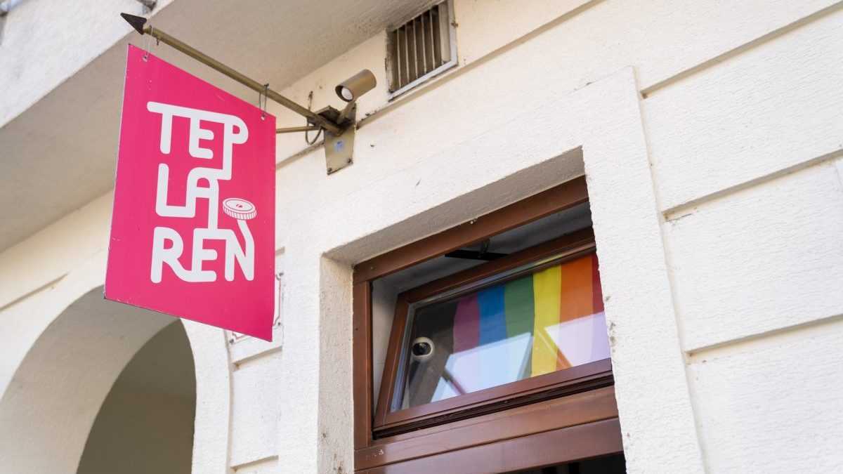 Logo TeplÃƒÂ¡rne na ZÃƒÂ¡mockej ulici v Bratislave.