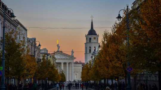 Na snímke litovská metropola Vilnius.