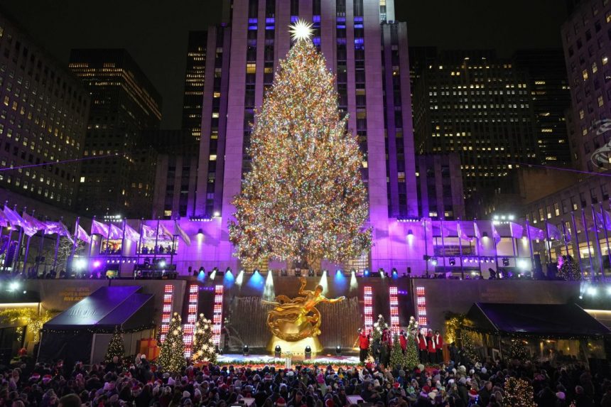 Vianočný stromček v New Yorku.