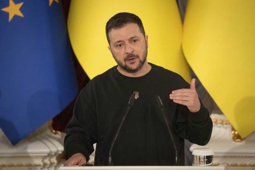 Ukrajinsk&yacute; prezident Volodymyr Zelenskyj.