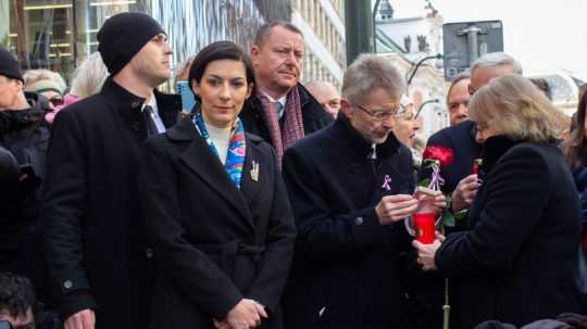 Na snímke Markéta Pekarová Adamová a Miloš Vystrčil.