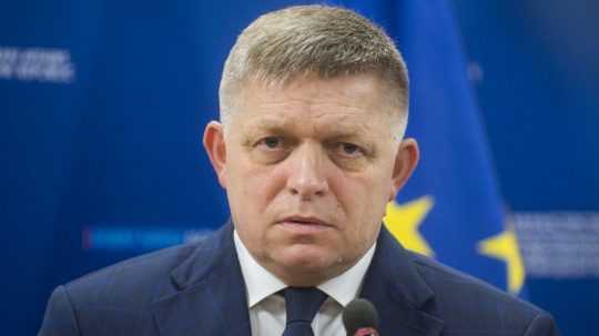 Na snímke Robert Fico.