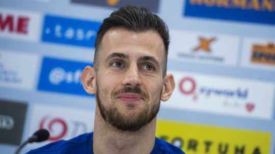 Na snímke slovenský futbalový brankár Martin Dúbravka.