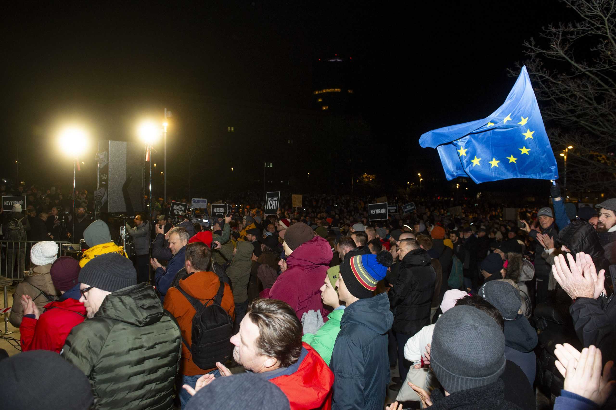 ÃƒÂšÃ„ÂastnÃƒÂ­ci protestu 