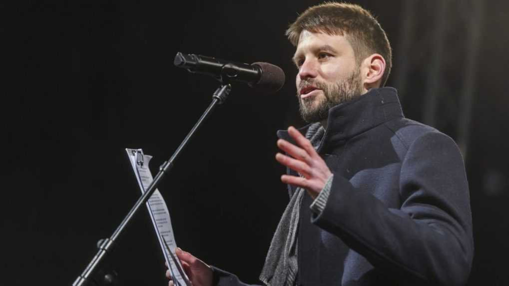 Predseda Progresívneho Slovenska Michal Šimečka.