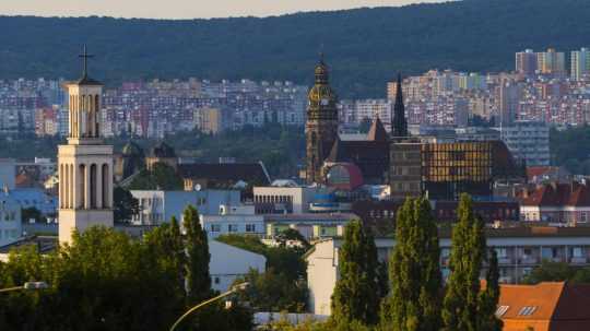 Dominanta centra Košíc Dóm svätej Alžbety.