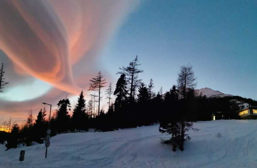 Nebeské divadlo nad Hrebienkom.