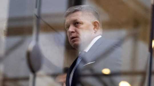 Na snímke premiér SR Robert Fico (Smer-SD) .