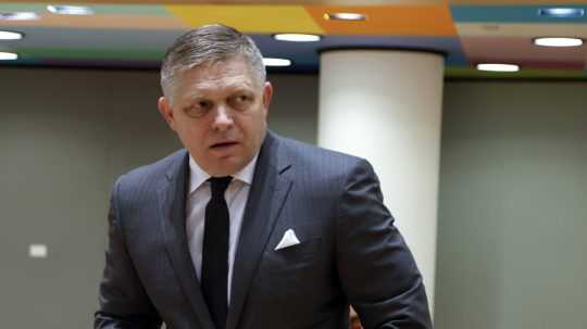 Predseda Vlády SR Robert Fico (Smer-SD).