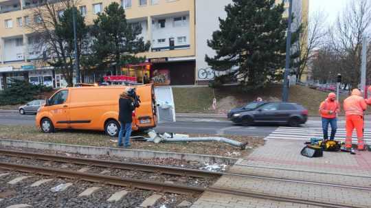 Miesto v bratislavskej Dúbravke, kde Andrej Danko poškodil semafor.