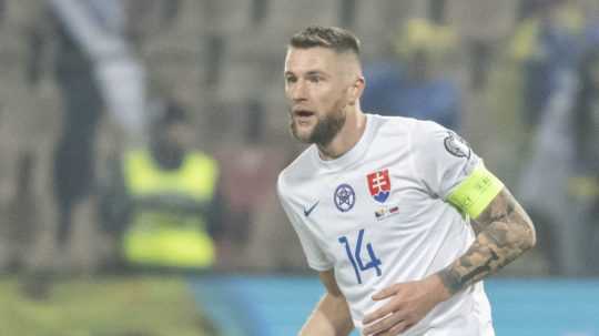 Slovenský futbalista Milan Škriniar.