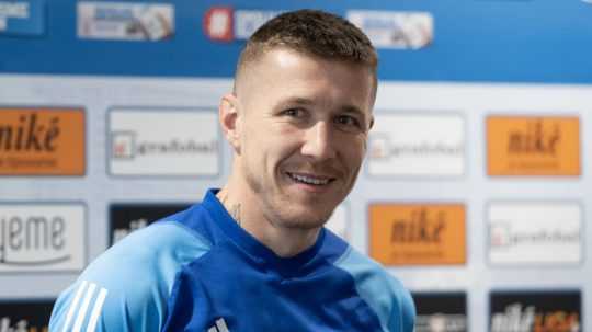 Na snímke Juraj Kucka - Slovan Bratislava.