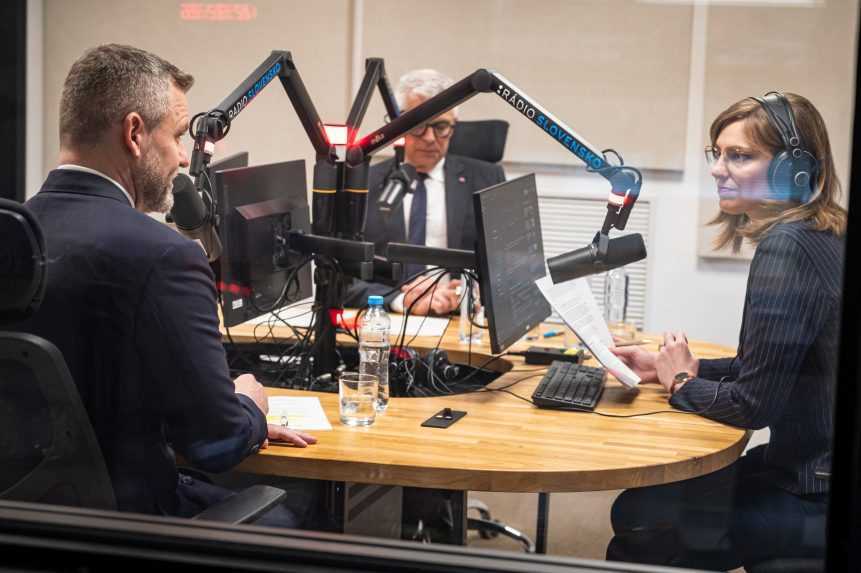 Predvolebný duel dvoch kandidátov RTVS vysielala v Rádiu Slovensko aj na obrazovkách televíznej :24.