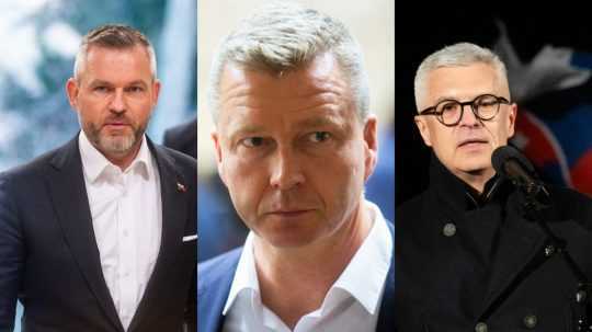 Zľava Peter Pellegrini, Krisztián Forró a Ivan Korčok.