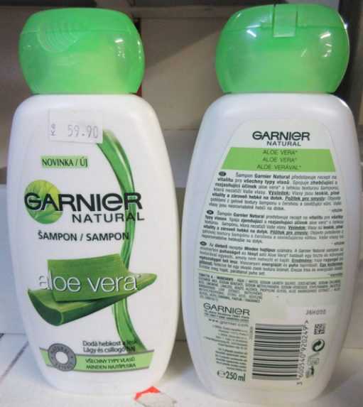 Na snímke šampón Garnier.