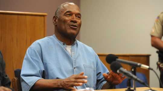 Na snímke O. J. Simpson.