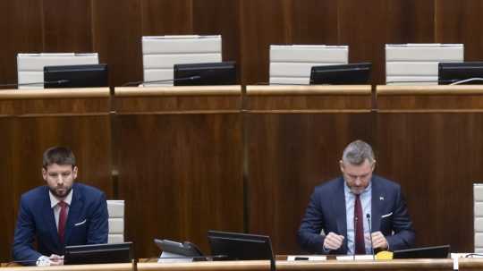 Michal Šimečka a Peter Pellegrini