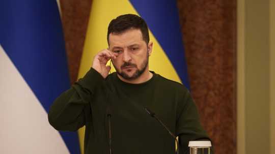 Ukrajinský prezident Volodymyr Zelenskyj