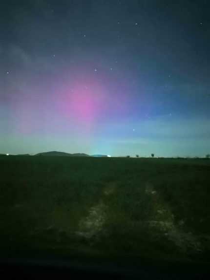 Polárna žiara nad Slovenskom