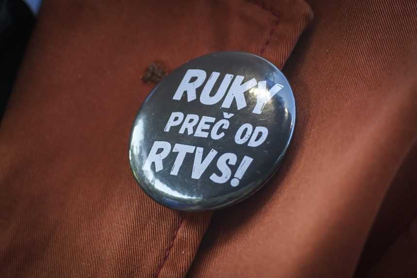 Protest na Námestí slobody v Bratislave 2. mája 2024.